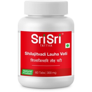 Sri Sri Ayurveda Shilajitvadi Lauha Vati - Haematinic-60 Tabs